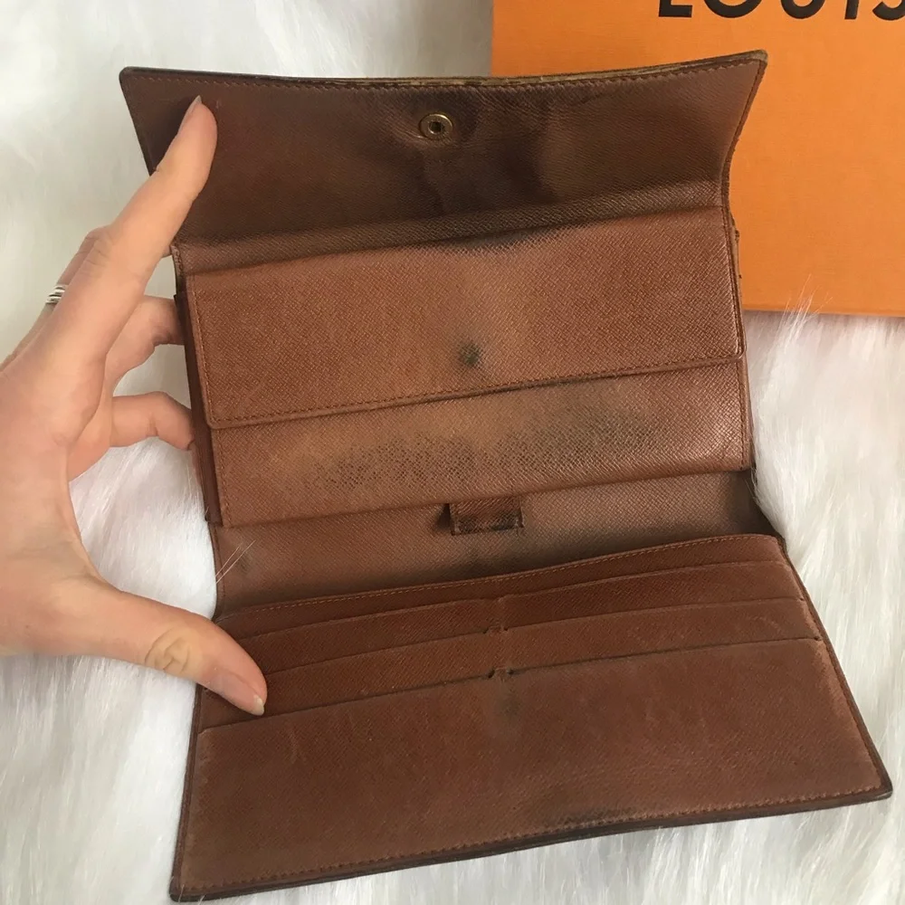Auth. LV Porte Tresor International wallet_5